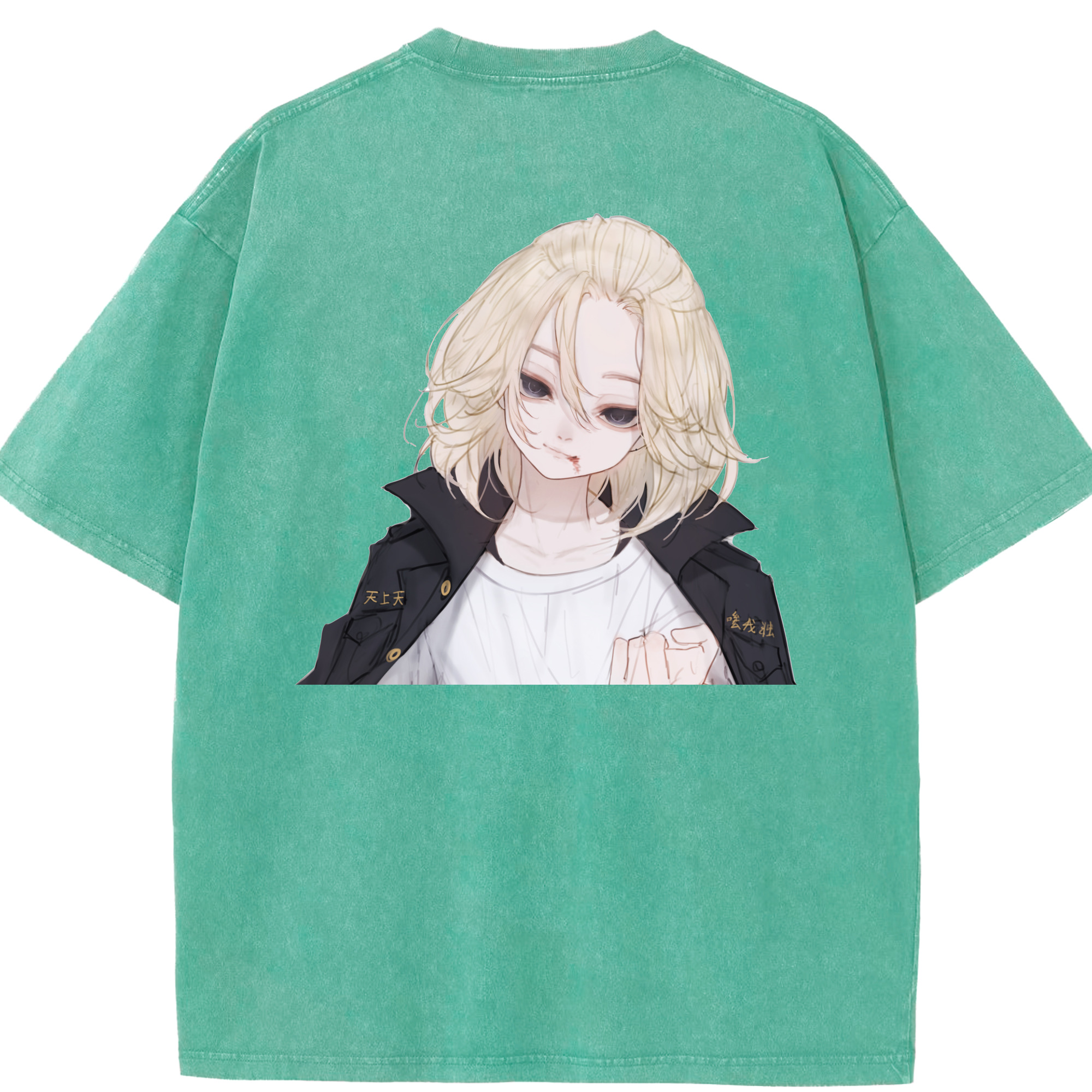 （画像用） 東京リベンジャーズ Tokyo Revengers 綿100% ヴィンテージ風 半袖Tシャツ（背面プリント）